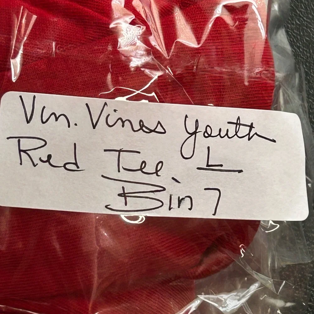 Vineyard Vines Youth‎ Large Red Long Sleeve Logo T Shirt Cotton Preppy Beachy